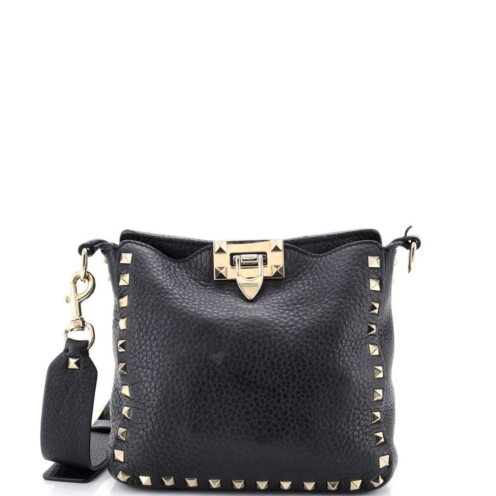 Valentino Garavani Mini Rockstud Flip Lock Messenger Bag